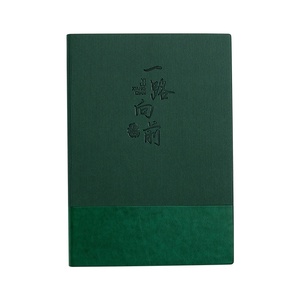 Fabricante al por mayor A5 Simple Business Notebook Papelería creativa Diseño de bloques de color Térmico Logotipo personalizado Impresión Faux - Product Image 5