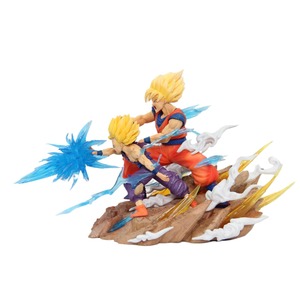 2024 yeni Anime Dragoned topu ünlü sahne Saru vs Goku baba ve oğlu karakter modeli oyuncak koleksiyonu için - Product Image 1