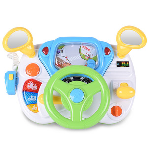 HY oyuncaklar 1712 müzik simülasyon kabin bebekler için çok fonksiyonlu oyun masası 1-3 yaşında aydınlanma direksiyon öğrenmek - Product Image 4