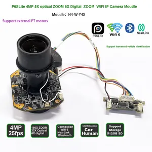 P6SLite Wifi 30X ZOOM 4MP 25fps insansı araba şekli tanıma IP kamera modülü gözetim desteği Hik protokolü NVR - Product Image 2