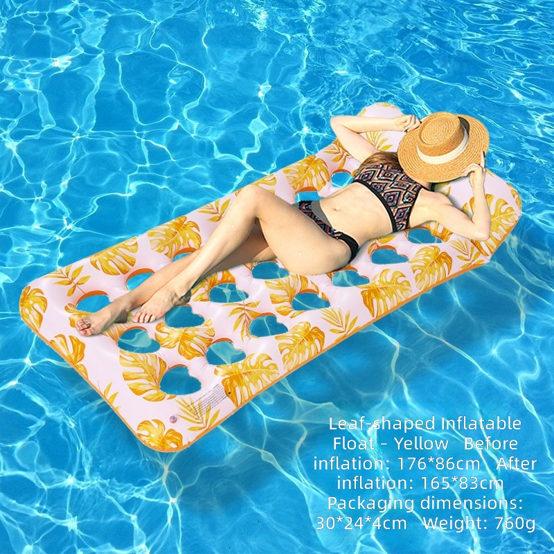 Cave float-yellow-inflatable floating row