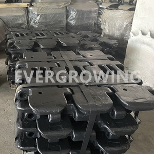 Sepatu <span class=keywords><strong>Track</strong></span> untuk <span class=keywords><strong>Hitachi</strong></span> KH300-3 suku cadang Crane Crawler Lattice <span class=keywords><strong>Track</strong></span> Link plate - Product Image 3