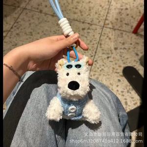 Cao Cấp Tây Nguyên Con Chó Con Sang Trọng Xe Đồ Chơi Siêu Mềm Keychain Mặt Dây Chuyền Mù Hộp Quà Tặng Căng Thẳng Cứu Trợ Với PP Bông Làm Đầy - Product Image 2