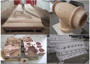 重型结构工作台钢板工作台4轴180度旋转用于3d模型汽车玻璃纤维船铣床 - Product Image 5