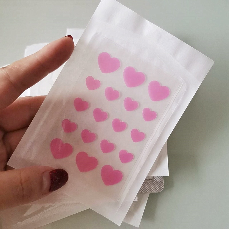 18 pezzi cuore rosa