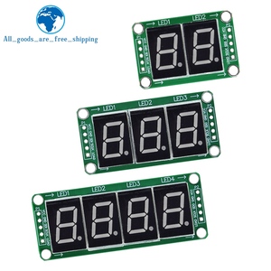TZT Static Drive 2 3 modulo Display LED tubo digitale a 4 segmenti 2 tubo digitale 74 hc595 100% nuovo originale per Arduino