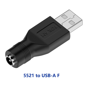 DC5521充電器アダプターコンバーター5VDCメスジャックDC5521メスからUSB2.0 M/Mirco/8ピンLigh/Type-C充電器DCコネクター用 - Product Image 4
