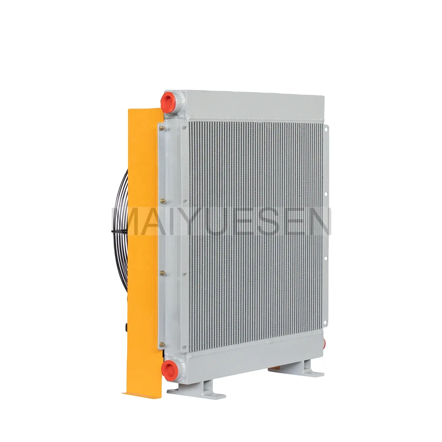 Enfriador de aceite hidráulico para máquina CNC, intercambiador de calor de aire Industrial, AH0608TL-CA, radiador de aceite de doble ventilador, 60L