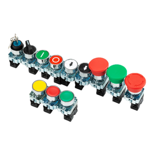 High Quality XB2 <strong>Button</strong> Switch Power Supply <strong>Start</strong> Stop Self Reset Point Move Round Flat Head Symbol Switch 22mm - Product Image 5