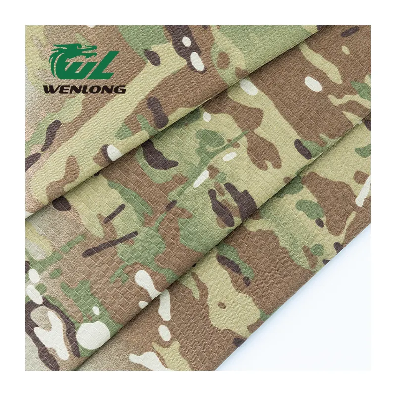 RTS T/C 65/35 poli/cotone Multicam Anti strappo impermeabile tessuto Ripstop mimetico per tattico