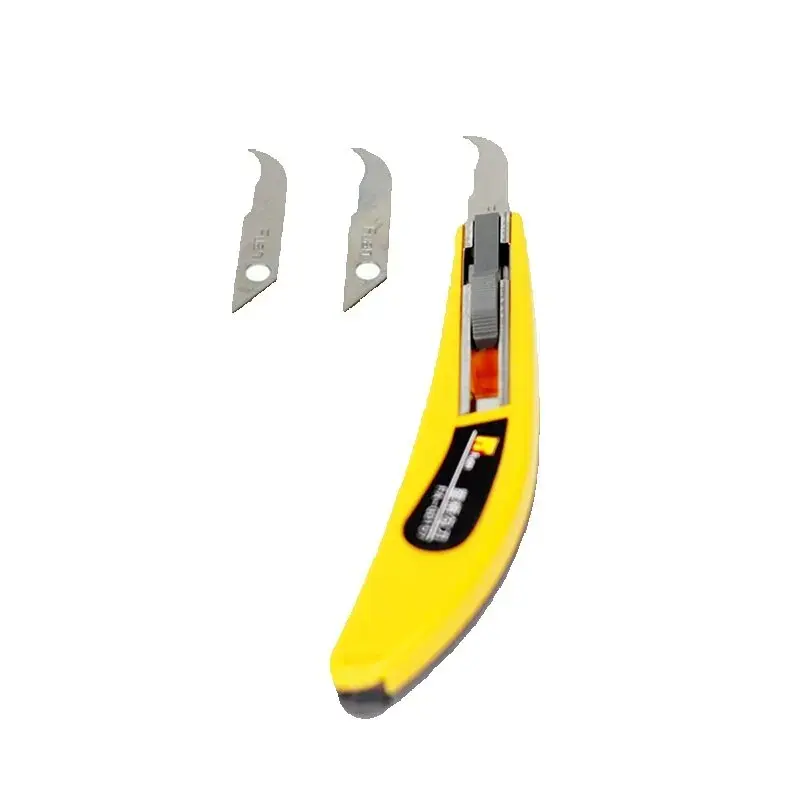 HK01 couteau à crochet acrylique de bonne qualité avec lames de rechange PVC PP Cutter boîte à lumière canal lettre faisant artisanat