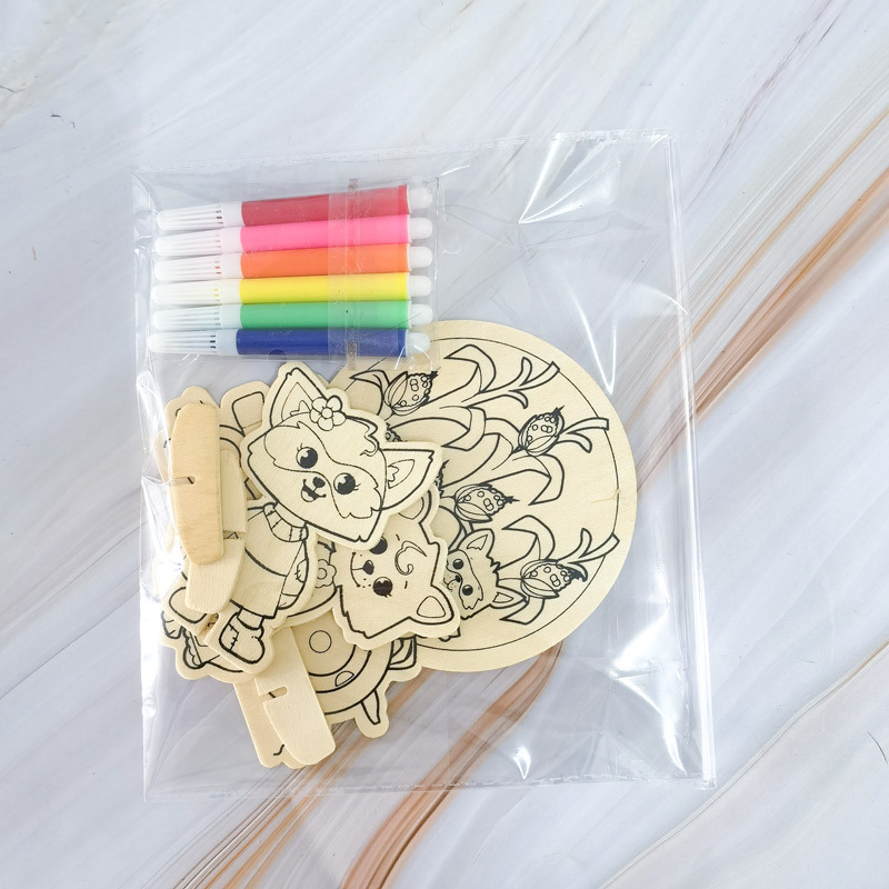Renard et Maïs + 6 Stylos Aquarelle