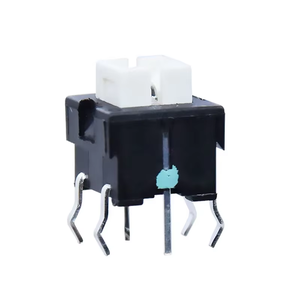 Usbrr aydınlatmalı taktlı anahtarlar 8X8 dikey 8*8*8.5 RGB ışık ile LED 6 Pin basmalı düğme anahtarı ile dokunsal anahtarı - Product Image 1