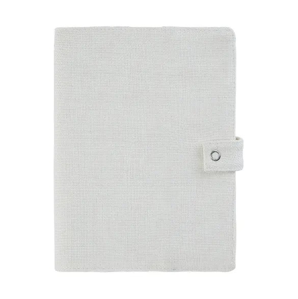 Housse de carnet de notes personnalisée en coton et lin, Mini pochette de livre vierge par Sublimation, taille A5