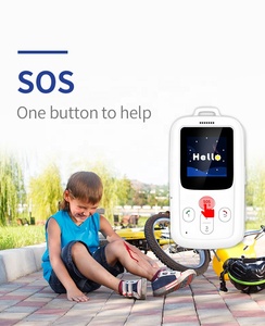 4G Sim kart elektronik çit GPS izci tek tuşla SOS düğmesi Beidou AGPS Google harita çocuklar için plastik dokunmatik ekran PET GPRS LBS - Product Image 3