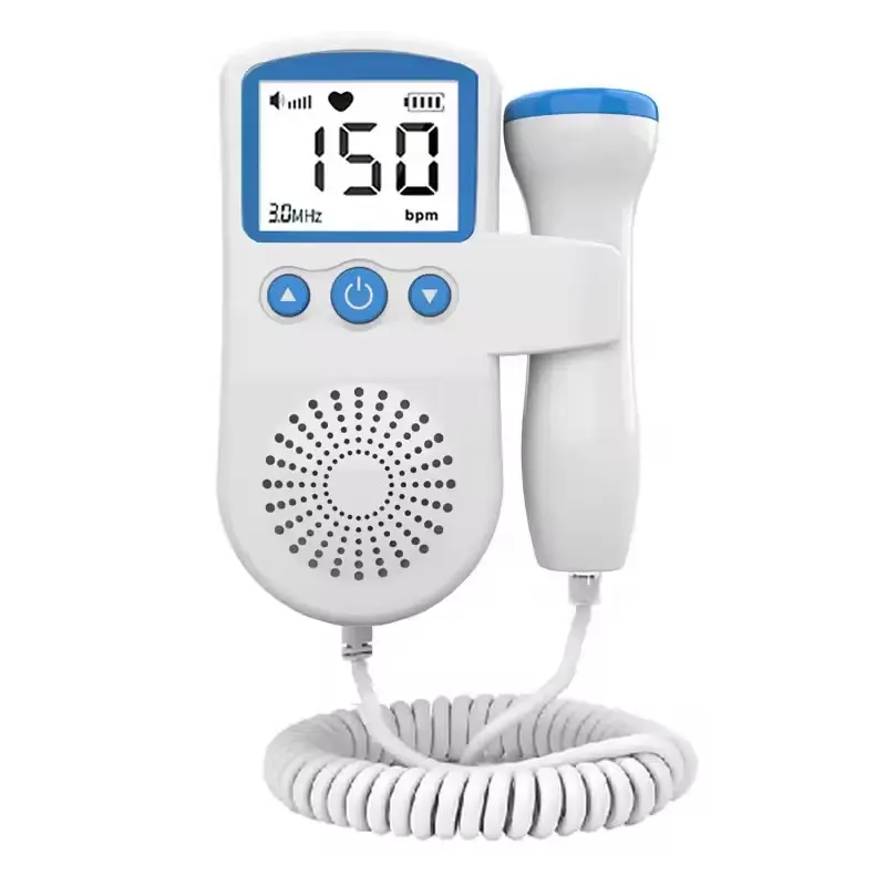 Marcado Ángel sonido Fetal Doppler/precio de fábrica médico bebé corazón máquina auditiva