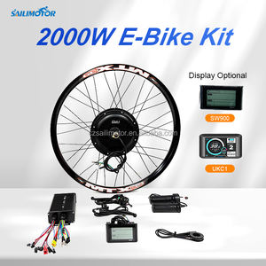 Sailimotor 48V 52V 60V 72V 電動自転車キット バッテリー付き 20AH 30AH 40AH オプション 1500W 2000W 3000W 5000W 電動自転車 Saliモーター変換キット - Product Image 2