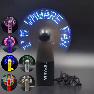 New Product Portable Handy <strong>Led</strong> Custom <strong>Message</strong> Battery Mini Hologram <strong>Fan</strong> Programmable <strong>Led</strong> Display Handheld Electric <strong>Fan</strong> - Product Image 1