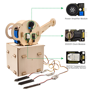 Keyestudio PLUS Board Kit di apprendimento automatico del sistema di innaffiamento dei fiori per Arduino Starter Kit stelo fai da te progetti Kit di programmazione - Product Image 4