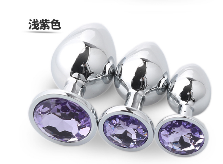 Argent/violet clair (3 pcs/ensemble)
