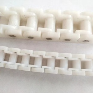 供給コンベアアクセサリーナイロンチェーン<span class=keywords><strong>40P</strong></span>/60Pバー距離プラスチックチェーンPOM高温耐摩耗性