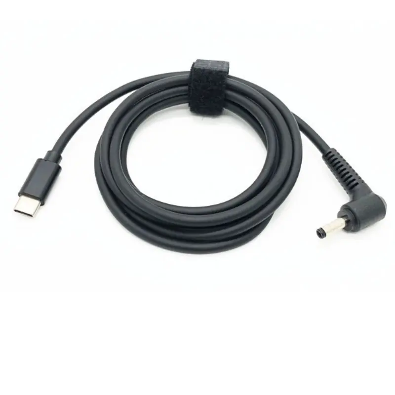 Harga pabrik 5.5x2.1mm DC Plug untuk Tipe C kabel pengisian untuk semua laptop