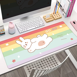 Große Größe verdickte Mauspad Computer Büro nach Hause alle schwarz Schloss Internet Cafe Mauspad Schreibtisch matte Fabrik Großhandel - Product Image 3