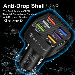 Universal 3.1A QC3.0 Charger 18W <strong>Output</strong> Compatible Most <strong>Devices</strong> 12V-24V Wide <strong>Input</strong> ABS Shell Bulk Wholesale - Product Image 2