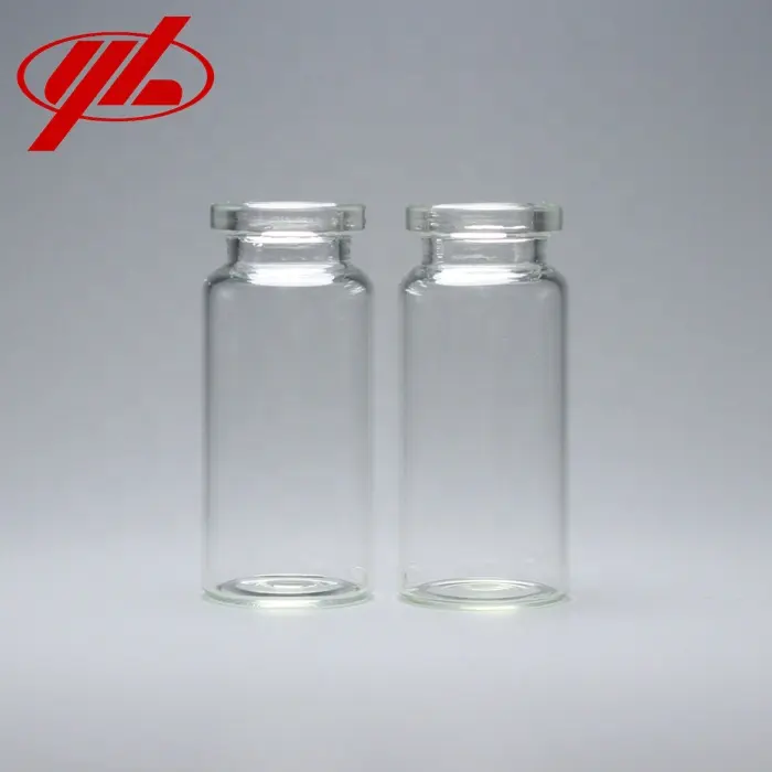10ml ברור רפואי בורוסיליקט זכוכית בקבוקון