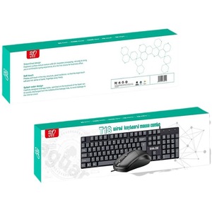 T18 Wired <strong>Keyboard</strong> <strong>Computer</strong> Desktop Laptop Home Office Business USB Waterproof Silent Mouse and <strong>Keyboard</strong> Set Waterproof <strong>Keyboard</strong> - Product Image 5