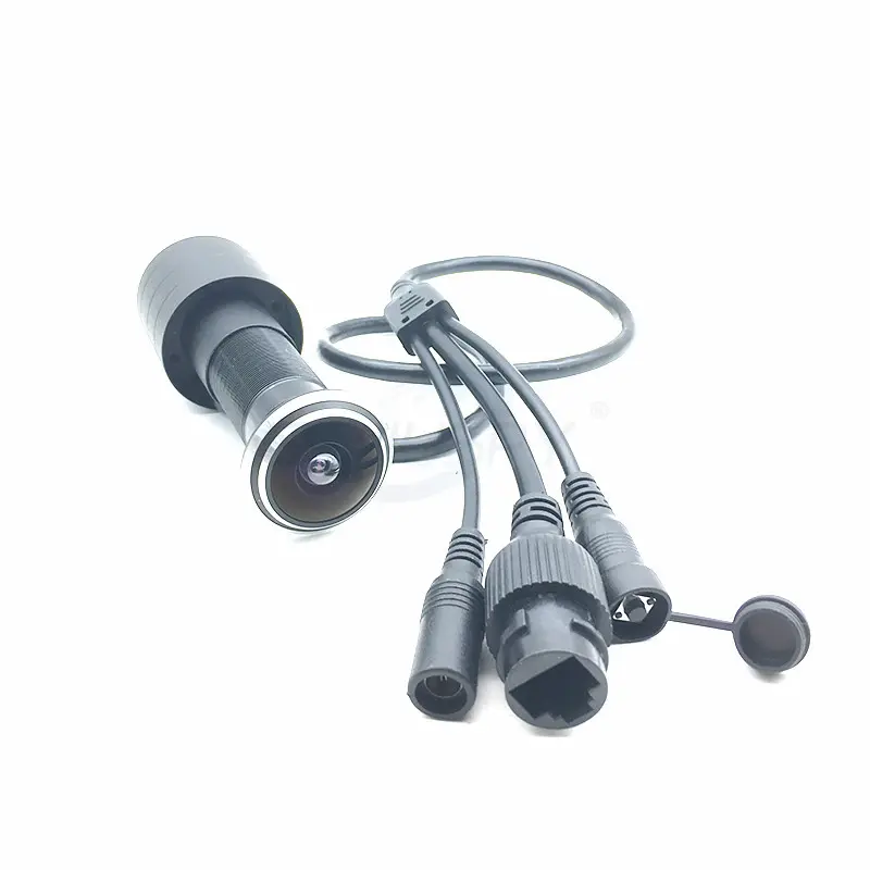 Cámara IP de alta calidad para seguridad del hogar, lente de 1080P HD H.265 P2P de 1,78mm, gran angular, ojo de pez, red CCTV, minicámara de mirilla para puerta