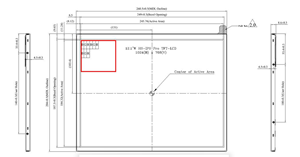 12.1 pollici tft-lcd pannello 1024x768 proiettato capacitivo touch screen 12.1 'display LCD con CTP - Product Image 4