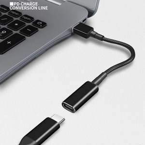 100W <strong>USB</strong> 3.1 Type C Female to DC 7.9*5.0 4.0*1.35 5.5*2.5 4.8*1.7mm Male PD Power Charger Adapter Connector Cable for lenovo - Product Image 3