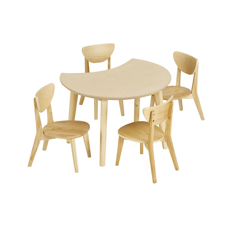Garderie en bois table de lune