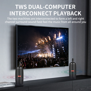 V9BT5.3スピーカー60W出力電力Bluetoothスピーカー (クラスDアンプ付き) 旅行用の優れた低音性能キャンプスピーカー - Product Image 5