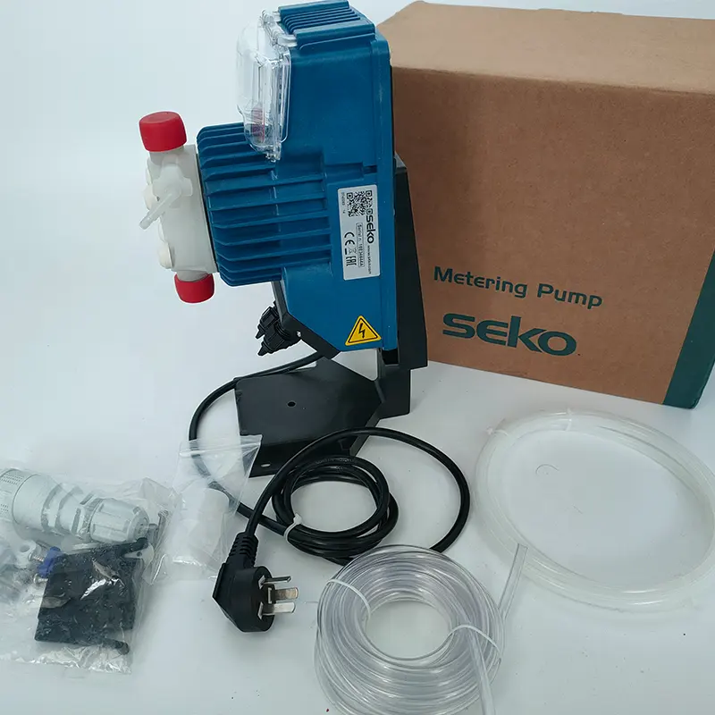 Pompe de dosage de liquide pour le traitement de l'eau, diviseur automatique à membrane numérique, Seko Tank