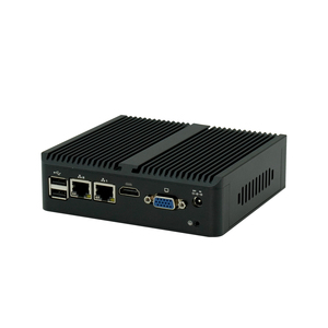 N100 2 Lans ile fansız Mini PC Mini masaüstü endüstriyel bilgisayar N100 cpu abd/ab fişler fansız mini pc - Product Image 4
