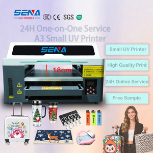 Kinh doanh nhỏ ý tưởng kỹ thuật số phun UV phẳng máy in cho phonecase nhẹ hơn nhựa gỗ huy hiệu thẻ chai tự động in máy - Product Image 1