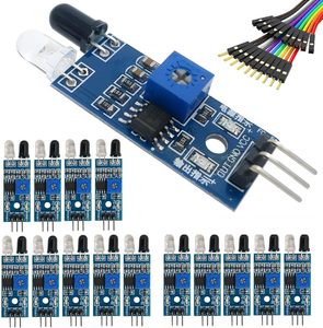 Emisor de infrarrojos fotoeléctrico y receptor Ir Diodo Obstáculo Infrarrojo 360 grados Ir Infrarrojo Módulo de sensor de evitación de obstáculos