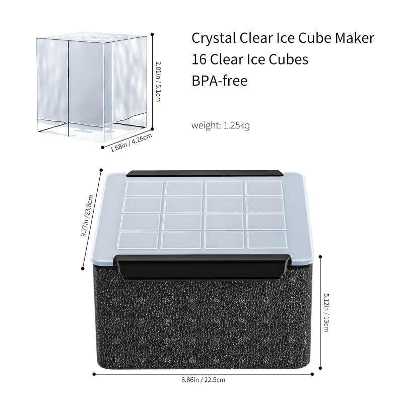 Exclusive Square 16-Cell (4.26cm) Color Box