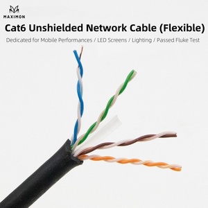 OEM lunghezza personalizzata per Fluke testato 23AWG CAT 6E-S 1000Mbps morbido cavo di rete in PVC per cavi di comunicazione - Product Image 2