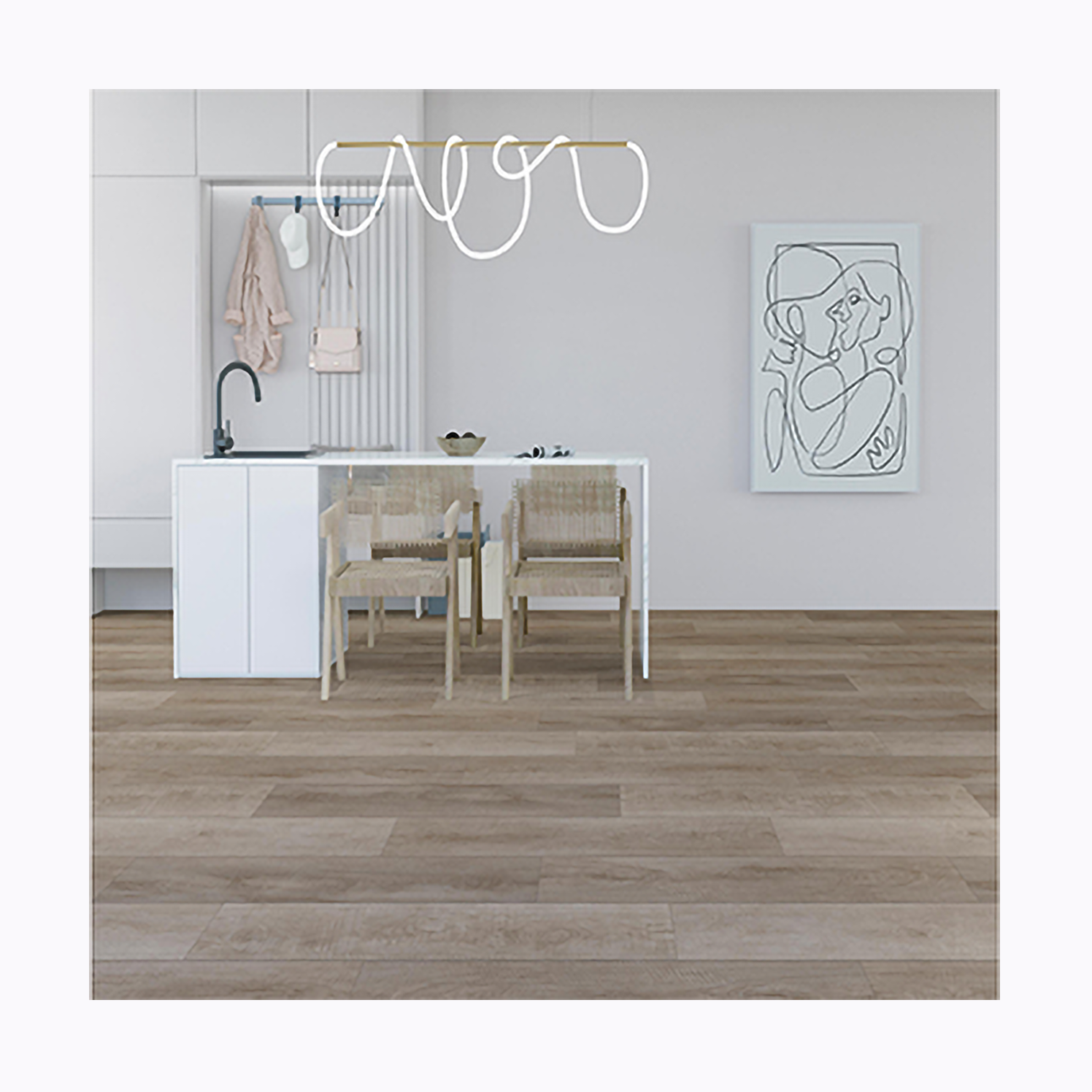 MGM88891-3กันน้ำพื้นไวนิล