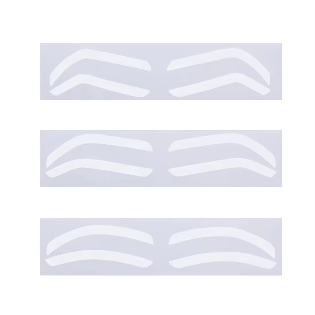 3 formes de sourcils