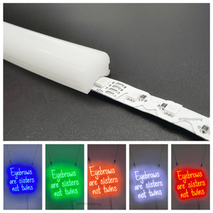 แถบไฟสร้างบรรยากาศ RGB 12V LED 108ไฟ LED ตัวเครื่องพลาสติกควบคุมระยะไกลลดแสงแนวนอน - Product Image 2