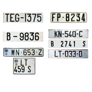 Quality of Government Bids Custom Embossed Sublimation Reflective Car Aluminum License Plates of Equatorial Guinea - Product Image 1