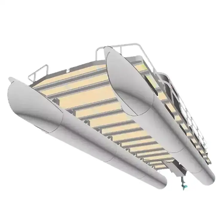 Tabung ponton rangka Aluminium kustom profesional untuk perahu ponton