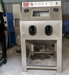 Kumlama makinesi küçük dolap manuel paslanmaz çelik ıslak çalışma tipi kumlama makinesi - Product Image 2