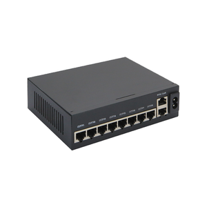 8 porte di alta qualità IEEE802.3af/allo Standard 10/100 interruttore PoE per uso esterno e interno con supporto della fotocamera tramite rete TCP/IP
