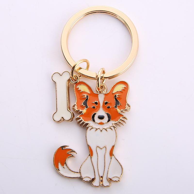 Papillon doré + os doré