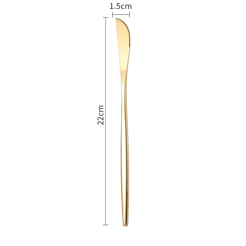 Dinner Knife (Gold)